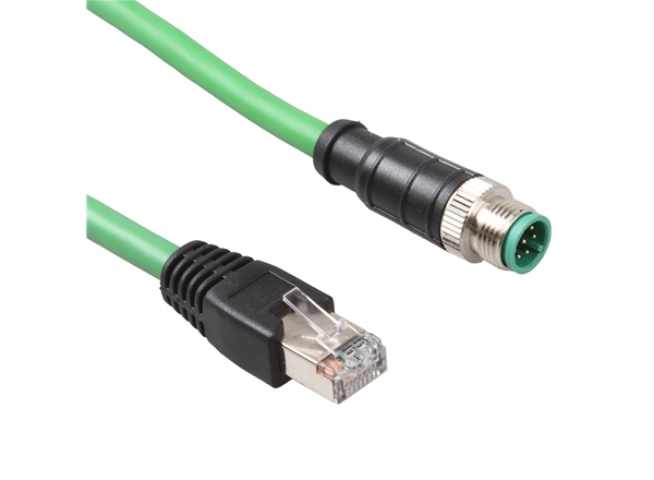 M12 8P A型直頭轉RJ45 德式工業網線（xiàn）