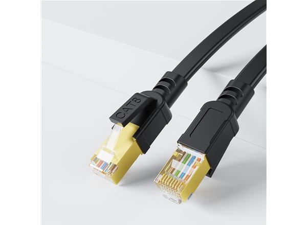 八類SFTP純銅（tóng）扁平網線-網絡跳線（xiàn）廠家